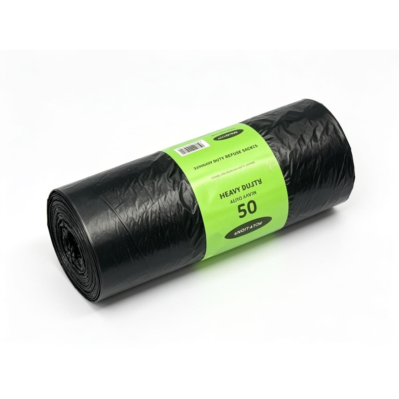 Heavy Duty Black Bin Liners Strong Thick Refuse Sacks