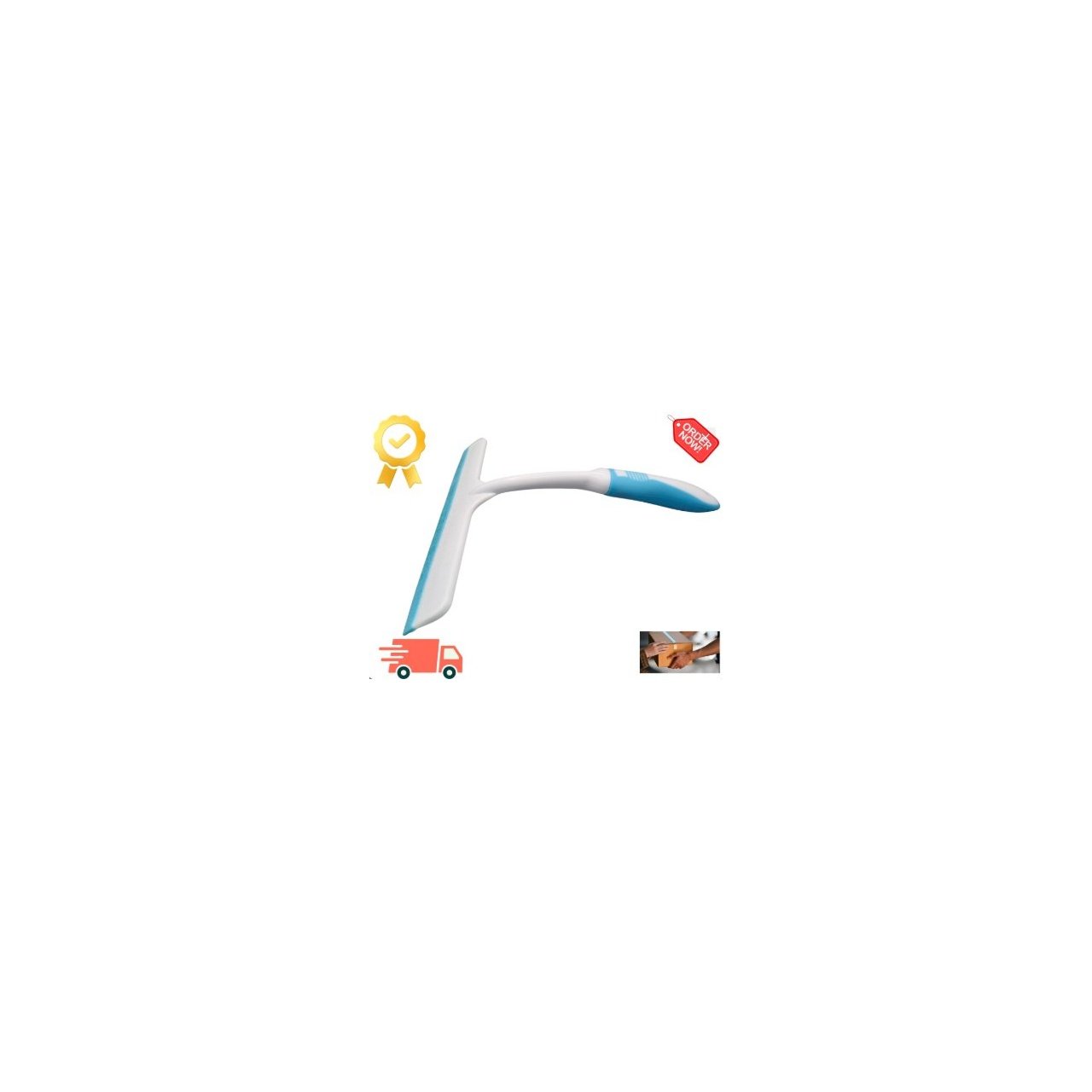 Window Squeegee Mirror Blade Glass Cleaning Shower