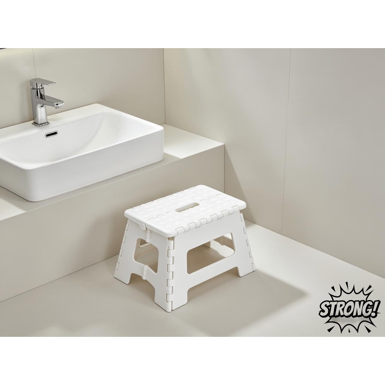 Heavy Duty Folding Stool with Carry Handle