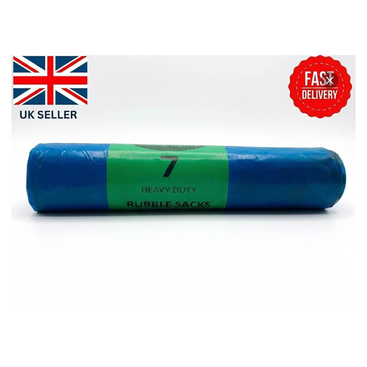 Rubble Sacks Blue Builders Rubbish Waste Heavy Duty Strong Bags